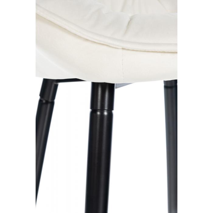 2er Set Barhocker HLO-CP261 Samt ~ creme
