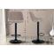 2er Set Barhocker HLO-CP274 Stoff ~ taupe