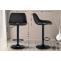 2er Set Barhocker HLO-CP273 Samt ~ schwarz