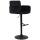 Barhocker HLO-CP326 Samt schwarz ~ schwarz