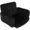 Barhocker HLO-CP326 Samt chrom ~ schwarz
