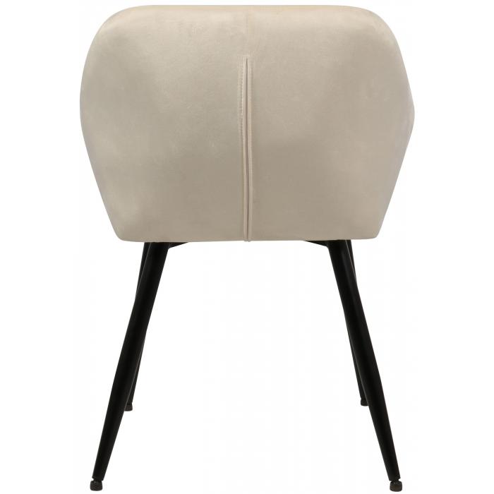 Esszimmerstuhl HLO-CP15 Samt ~ creme