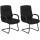 2er Set Stühle HLO-CP11 Stoff ~ schwarz/schwarz 2er Set Stühle HLO-CP11 Stoff ~ schwarz/schwarz