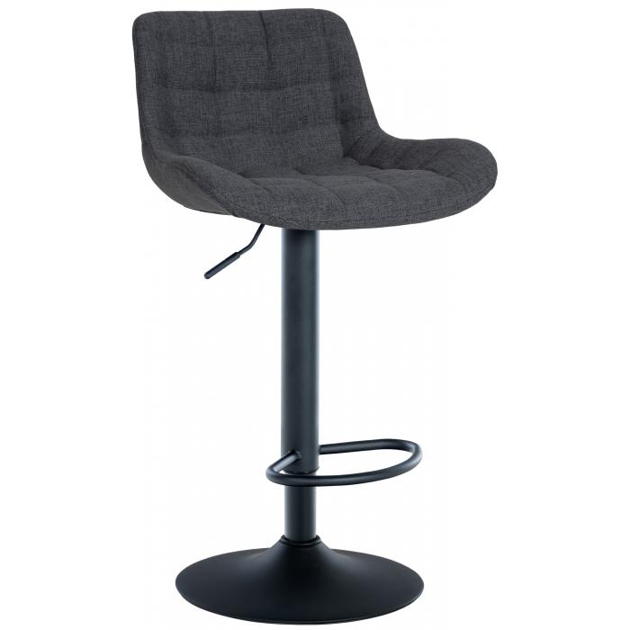 Barhocker HLO-CP299 Stoff ~ schwarz