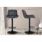 Barhocker HLO-CP298 Samt ~ dunkelgrau