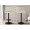 2er Set Barhocker HLO-CP299 Stoff ~ creme