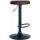 Barhocker HLO-CP290 Kunstleder schwarz ~ braun