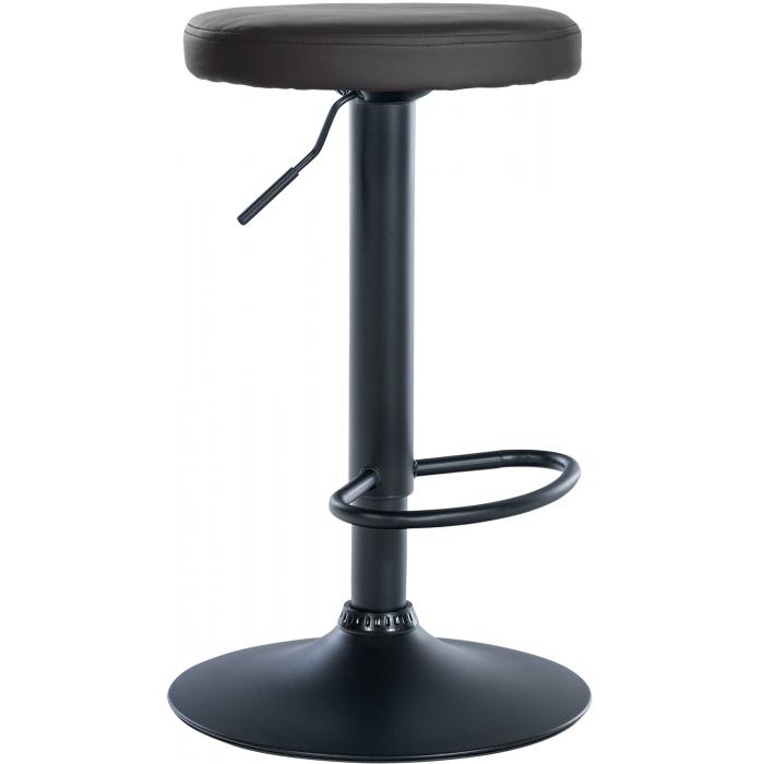 Barhocker HLO-CP290 Kunstleder schwarz ~ schwarz