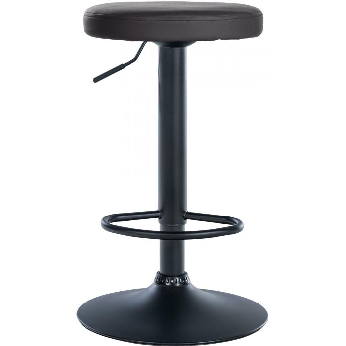 Barhocker HLO-CP290 Kunstleder schwarz ~ schwarz