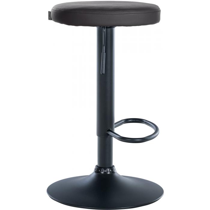 Barhocker HLO-CP290 Kunstleder schwarz ~ schwarz