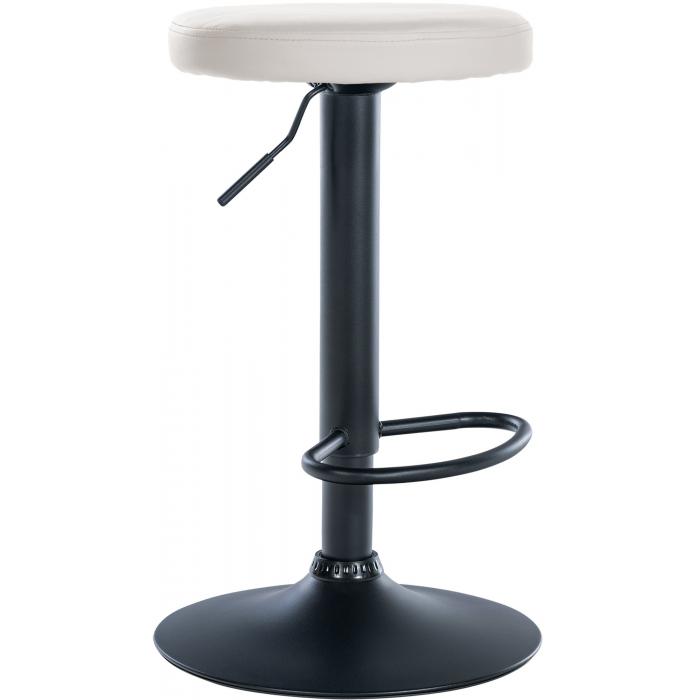 Barhocker HLO-CP290 Kunstleder schwarz ~ wei