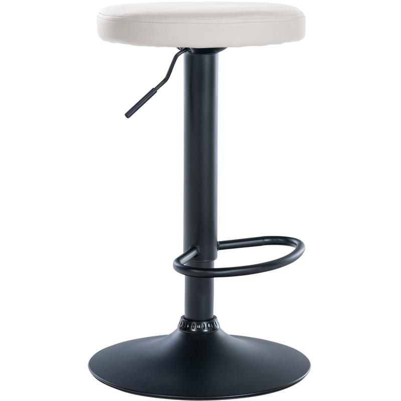 Barhocker HLO-CP290 Kunstleder schwarz ~ wei