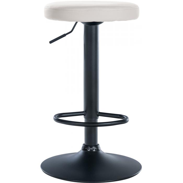Barhocker HLO-CP290 Kunstleder schwarz ~ wei