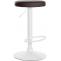 Barhocker HLO-CP290 Kunstleder wei ~ braun