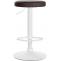 Barhocker HLO-CP290 Kunstleder wei ~ braun