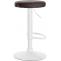 Barhocker HLO-CP290 Kunstleder wei ~ braun