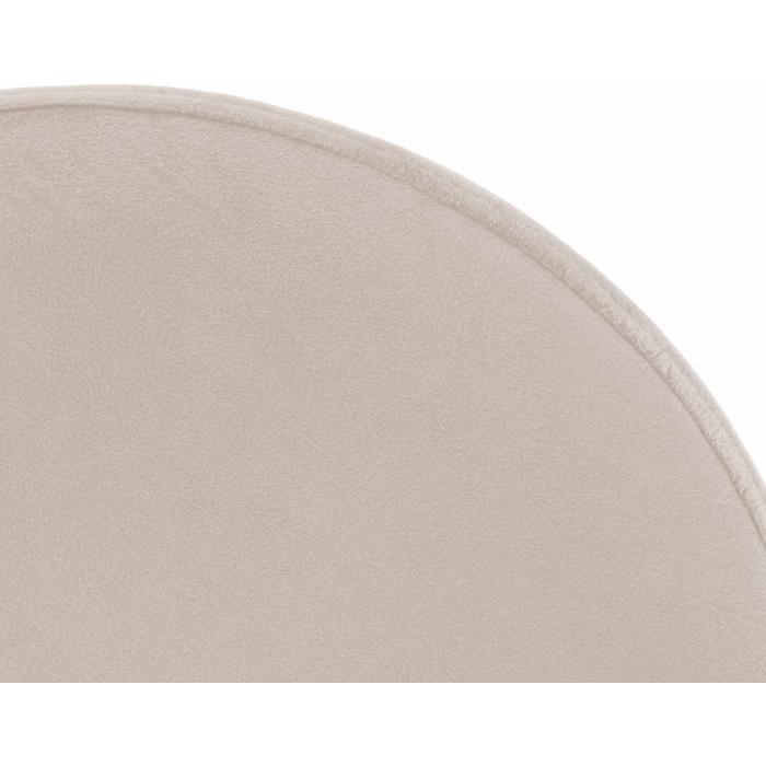 Barhocker HLO-CP291 Samt chrom ~ creme