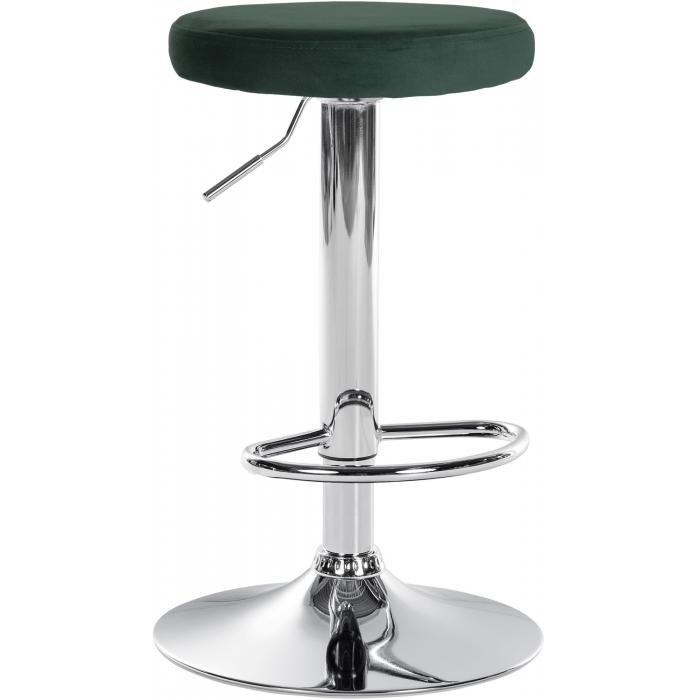 Barhocker HLO-CP291 Samt chrom ~ grn