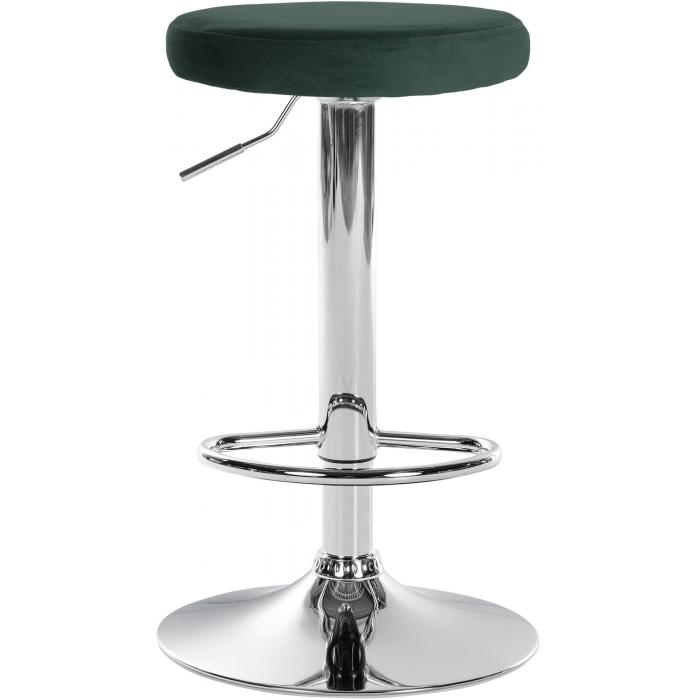 Barhocker HLO-CP291 Samt chrom ~ grn