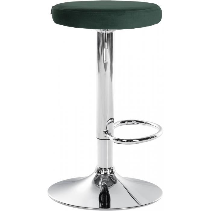 Barhocker HLO-CP291 Samt chrom ~ grn