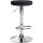 Barhocker HLO-CP291 Samt chrom ~ schwarz