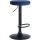 Barhocker HLO-CP291 Samt schwarz ~ blau