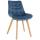 Stuhl HLO-CP134 Samt ~ blau