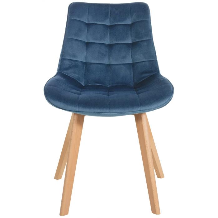 Stuhl HLO-CP134 Samt ~ blau