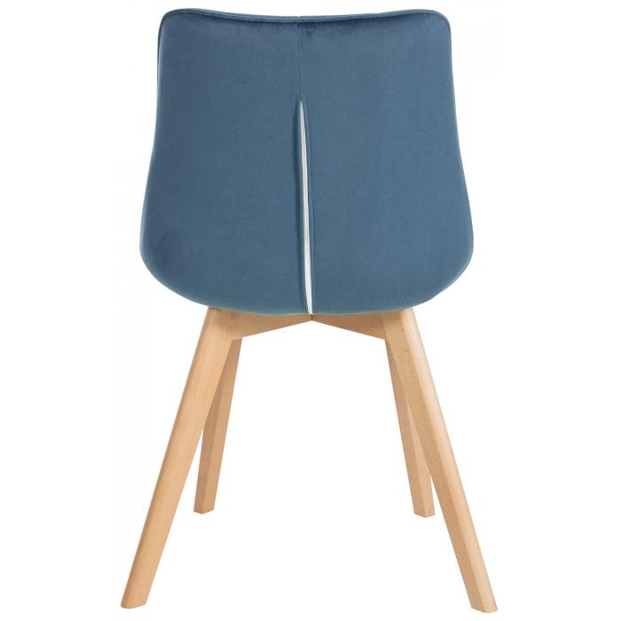 Stuhl HLO-CP134 Samt ~ blau