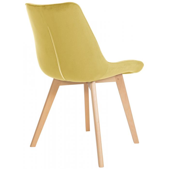 Stuhl HLO-CP134 Samt ~ gelb