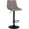 2er Set Barhocker HLO-CP266 Stoff schwarz ~ grau