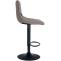 2er Set Barhocker HLO-CP266 Stoff schwarz ~ grau
