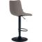 2er Set Barhocker HLO-CP266 Stoff schwarz ~ grau