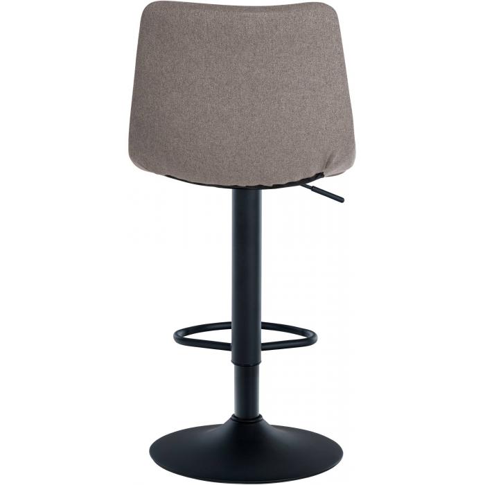 2er Set Barhocker HLO-CP266 Stoff schwarz ~ grau