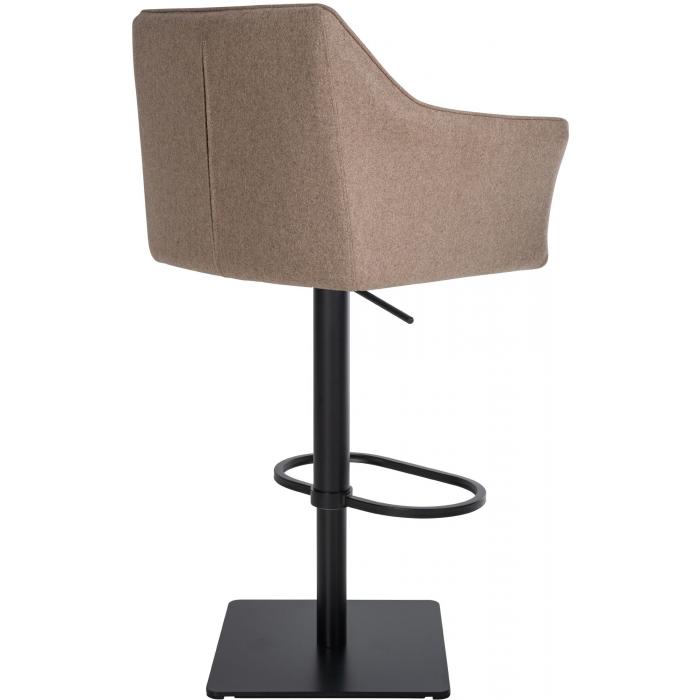 Barhocker HLO-CP1 B Filz ~ taupe