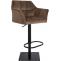 Barhocker HLO-CP1 B Samt ~ braun