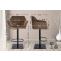 Barhocker HLO-CP1 B Samt ~ braun