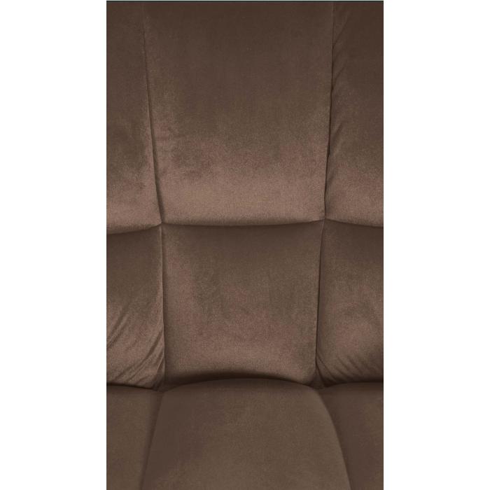 Barhocker HLO-CP1 B Samt ~ braun