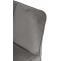 Barhocker HLO-CP1 B Samt mit 4-Fu Gestell ~ grau
