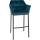 Barhocker HLO-CP1 B Samt mit 4-Fu Gestell ~ grn