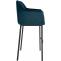 Barhocker HLO-CP1 B Samt mit 4-Fu Gestell ~ grn