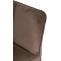 Barhocker HLO-CP1 E Samt mit 4-Fu Gestell ~ braun