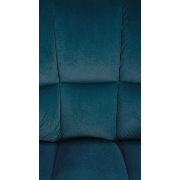 Barhocker HLO-CP1 W Samt mit 4-Fu Gestell ~ grn