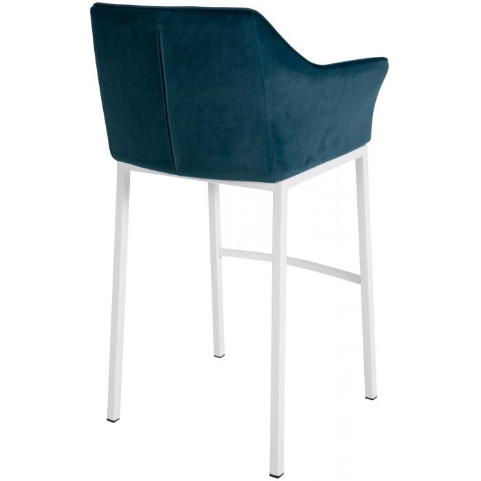 Barhocker HLO-CP1 W Samt mit 4-Fu Gestell ~ grn