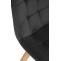 2er Set Sthle HLO-CP26 Samt ~ schwarz
