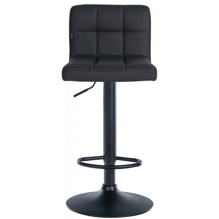Barhocker HLO-CP258 Kunstleder schwarz ~ schwarz
