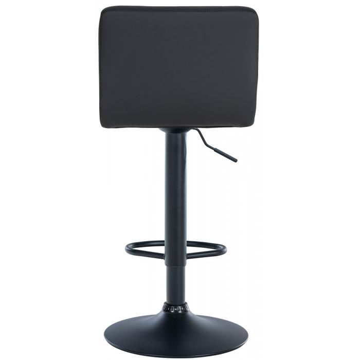 Barhocker HLO-CP258 Kunstleder schwarz ~ schwarz