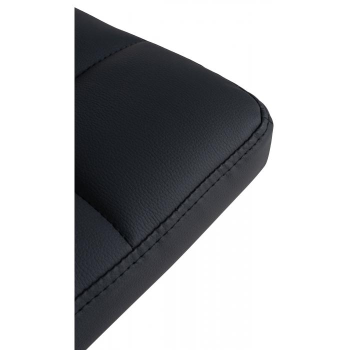 Barhocker HLO-CP258 Kunstleder schwarz ~ schwarz