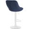 2er Set Barhocker HLO-CP268 Samt wei ~ blau