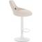 2er Set Barhocker HLO-CP268 Samt wei ~ creme